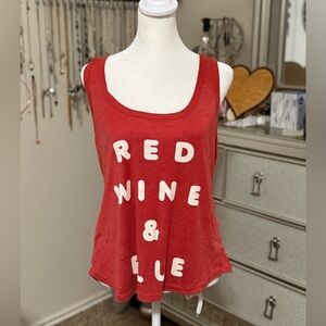 Wild‎ fox red tank top